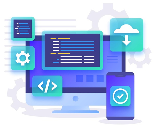 Tim developer Zathsoft sedang mengembangkan software
