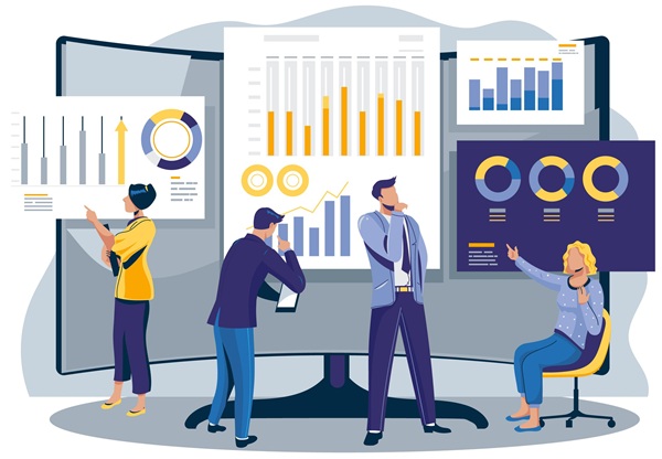 Tim developer Zathsoft sedang mengembangkan Data Analytics